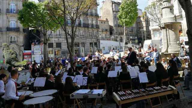 Concierto en la Plaza de la Princesa.