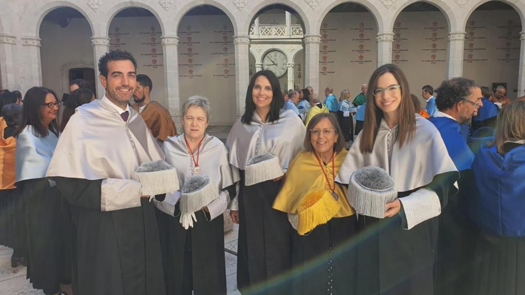 Virtudes Niño en el acto de inicio de curso de la UVa