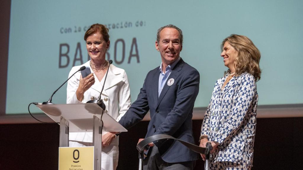 Jaime Lafita en los Premios Optimistas Comprometidos.