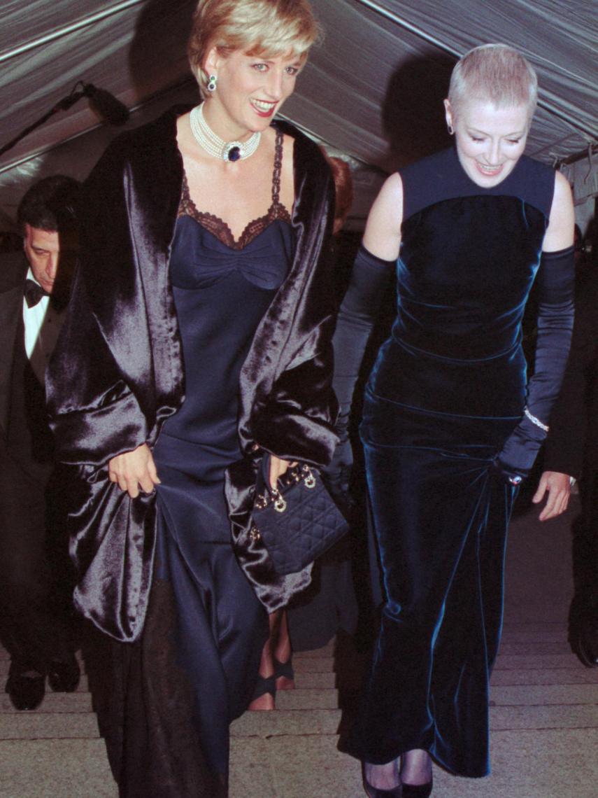Lady Di, en la Gala Met, en 1996.