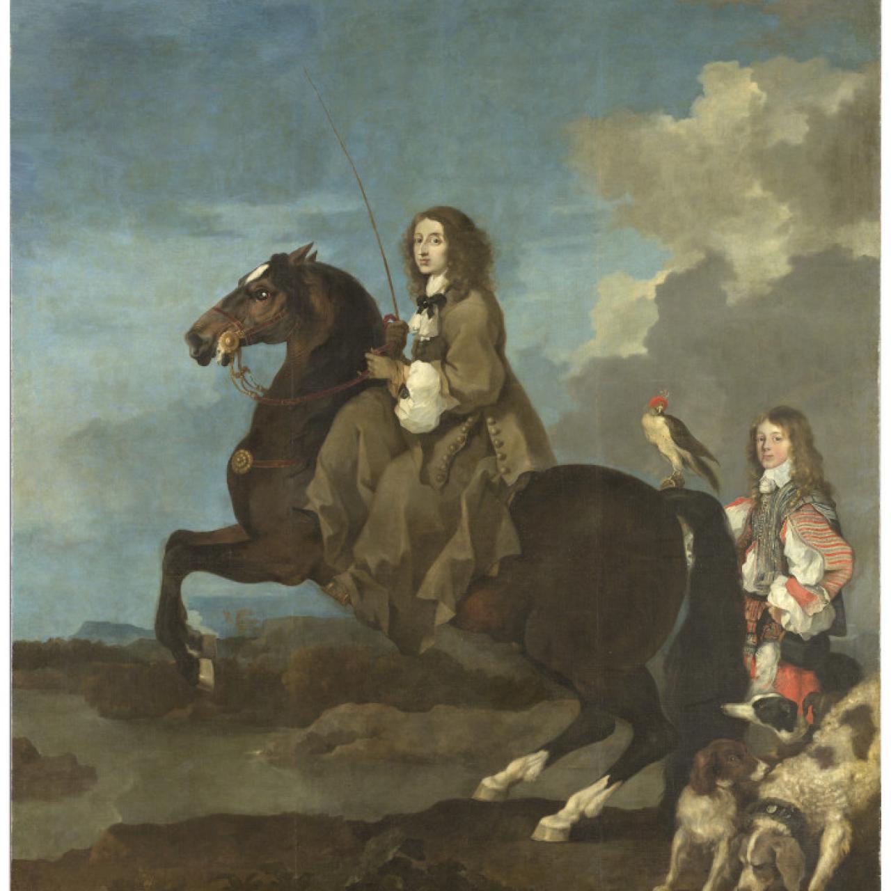 Tercera sección del itinerario: Cristina de Suecia, reina, a caballo (1653-54) de Sébastien de Bourdon. Foto: cedida por el Museo del Prado
