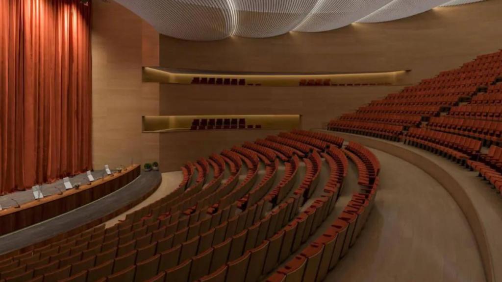 Gran auditorio en la Torre del Puerto de Málaga.