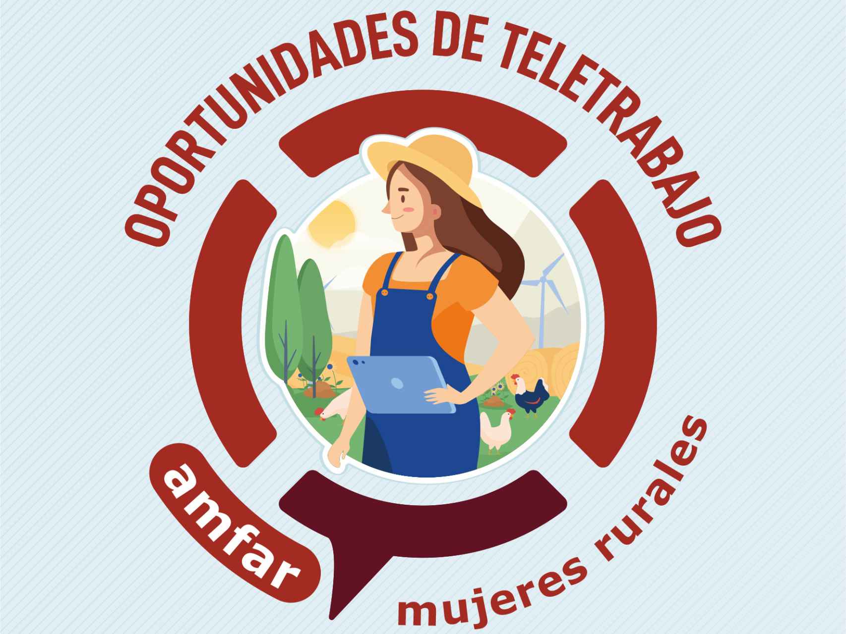 AMFAR forma a 435 mujeres rurales sobre las oportunidades del teletrabajo