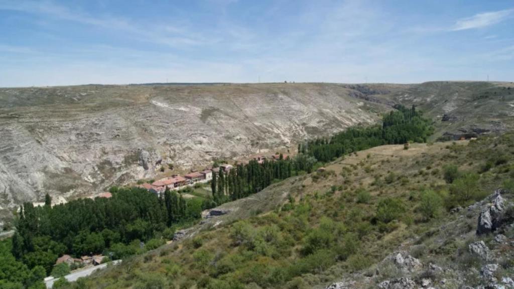 Vista aérea de Valle de Tabladillo, en Segovia