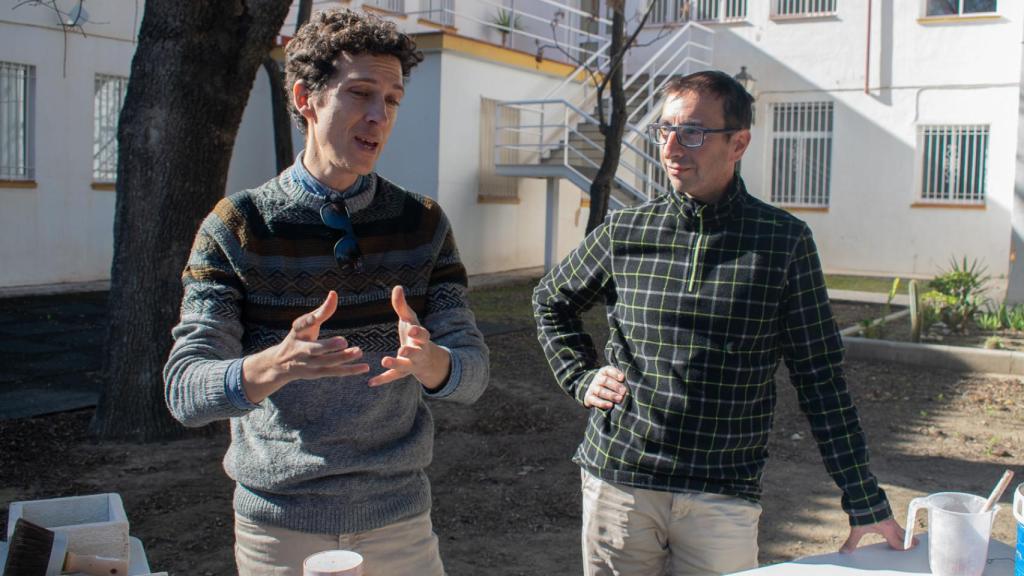 Jesús Palenzuela y Ricardo Alderete, durante uno de los cursos.