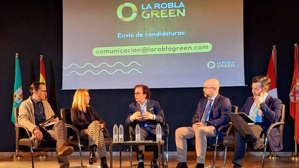 Imagen de la presentación del proyecto de 'La Robla Green' en el municipio leonés