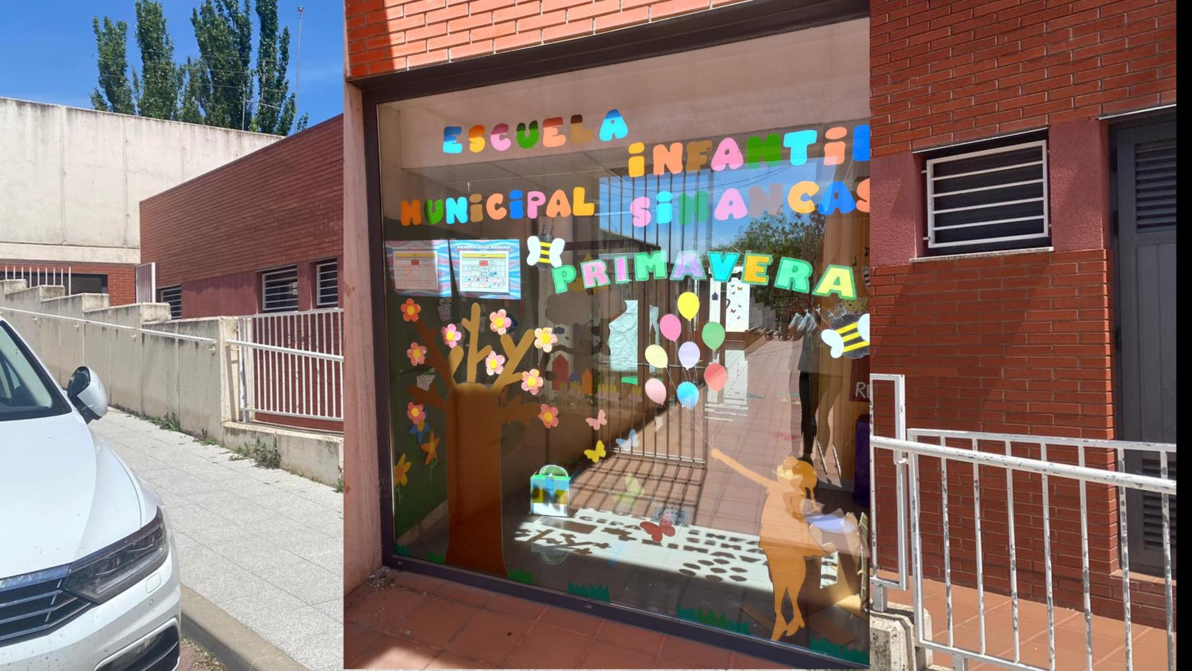 Fachada de la Escuela infantil municipal de Simancas