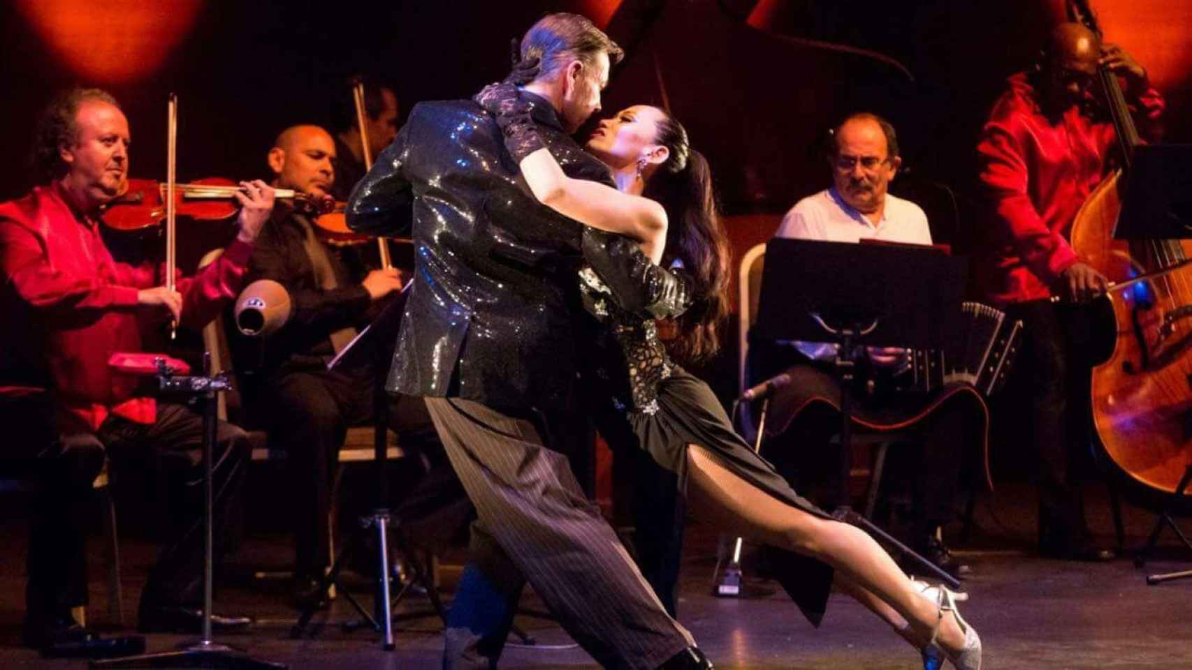 Una actuación de la formación Art Tango Ensemble, que participa este sábado en el Festival Internacional de Música y Danza de Santomera.