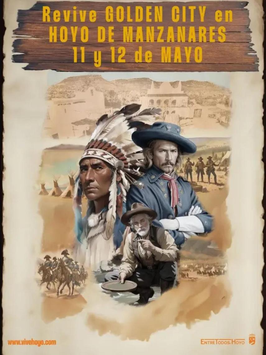 Cartel del Festival de cine Hoyo 2024 en Hoyo de Manzanares.