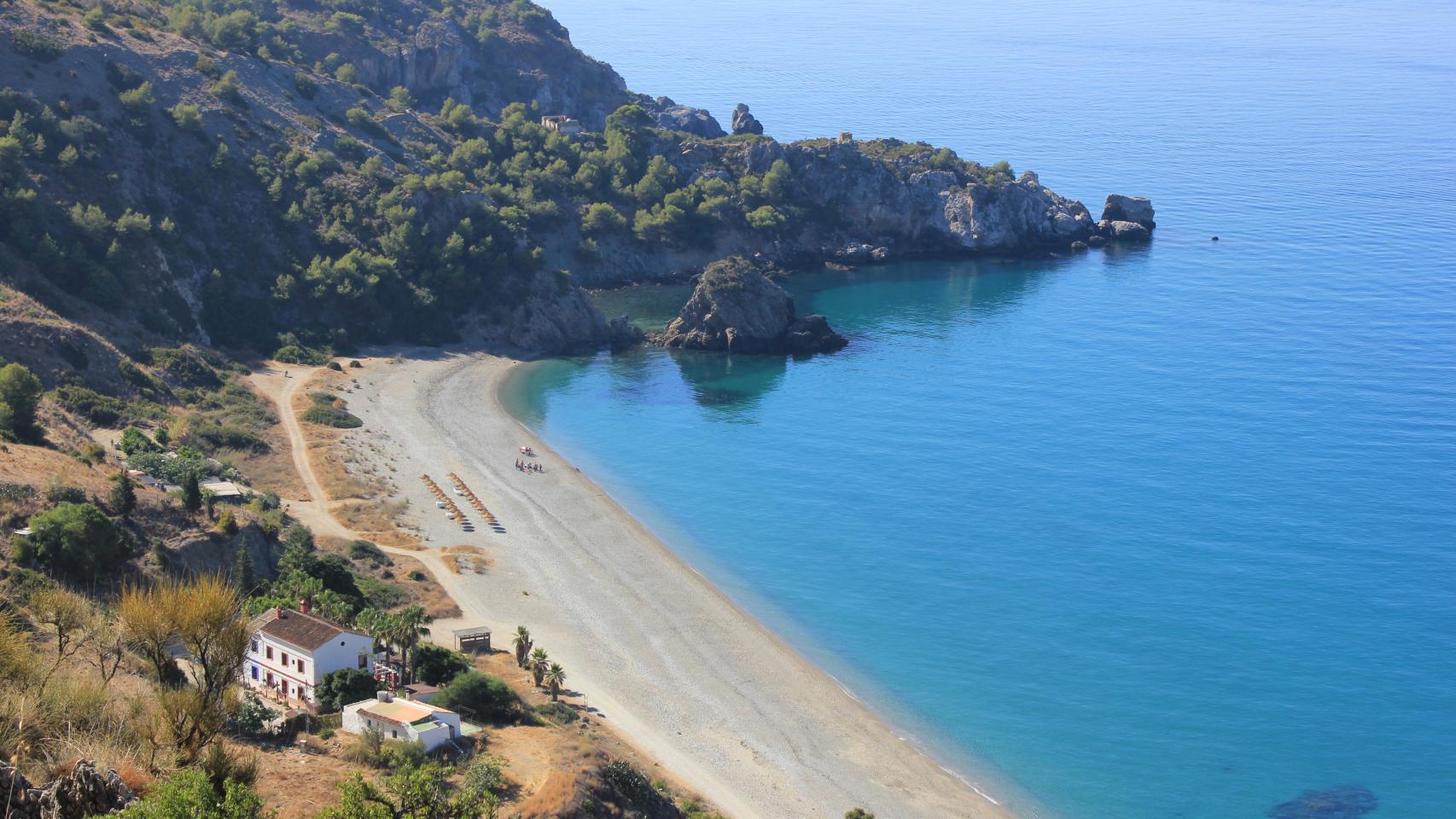 La playa de El Cañuelo.