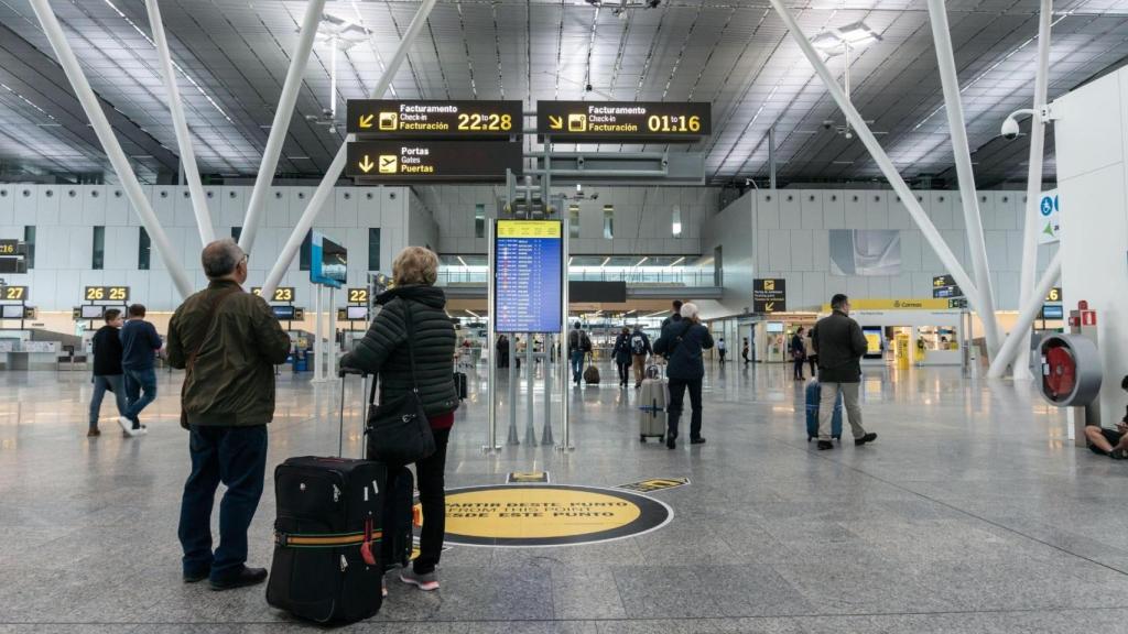 Aeropuerto de Santiago de Compostela.