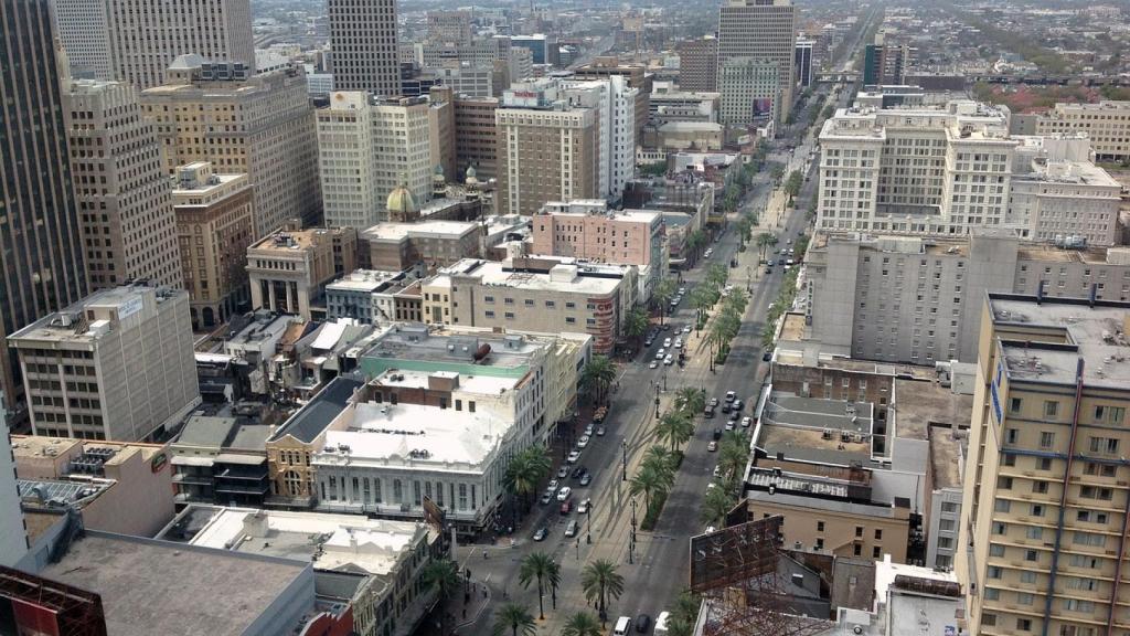 La ciudad de Nueva Orleans.