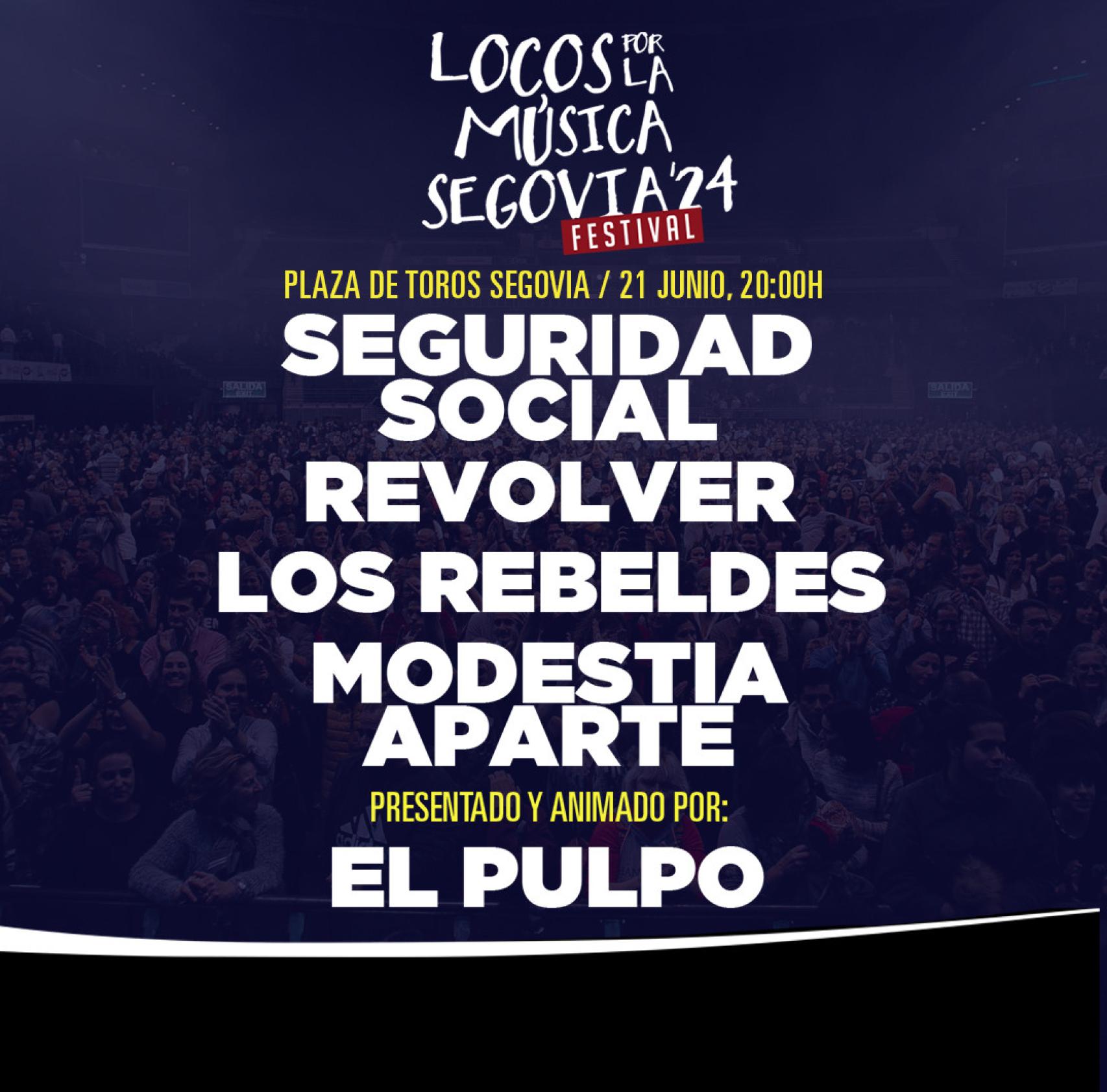 Segovia desvela sus artistas de fiestas en los conciertos de pago