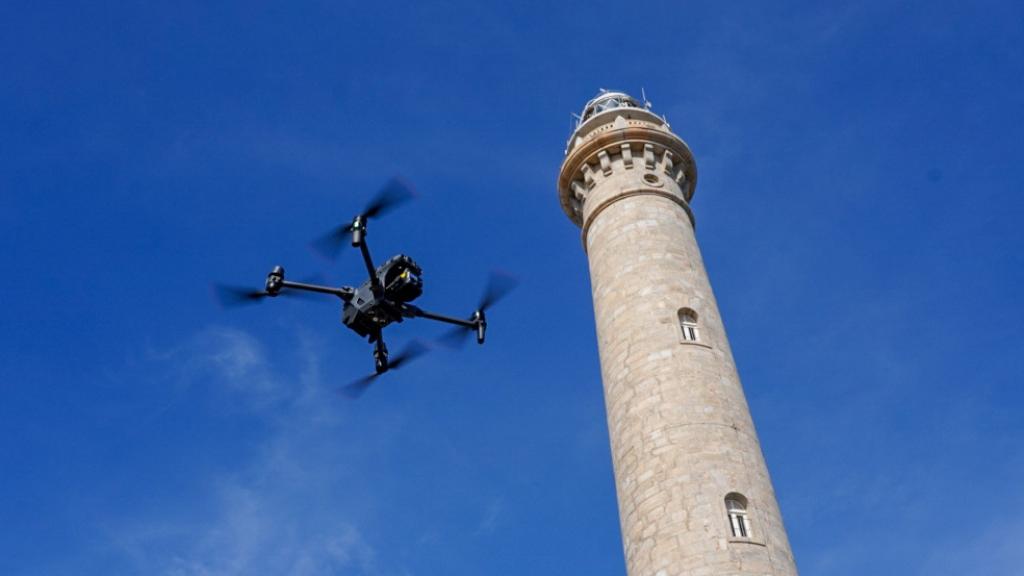 El nuevo dron que patrulla las costas de Cabo de Palos.
