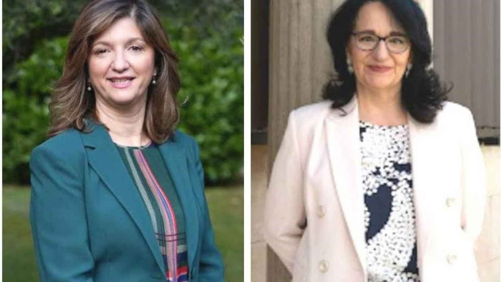 Nuria González y Teresa Mata, candidatas a rectora de la ULE
