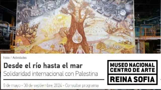 Cartel promocional del ciclo de eventos 'Desde el río hasta el mar' en el Museo Centro de Arte reina Sofía.