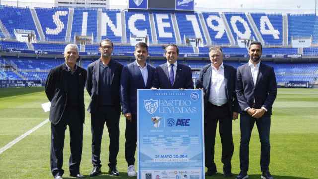 Presentación del partido conmemorativo 120 aniversario del Málaga C.F.