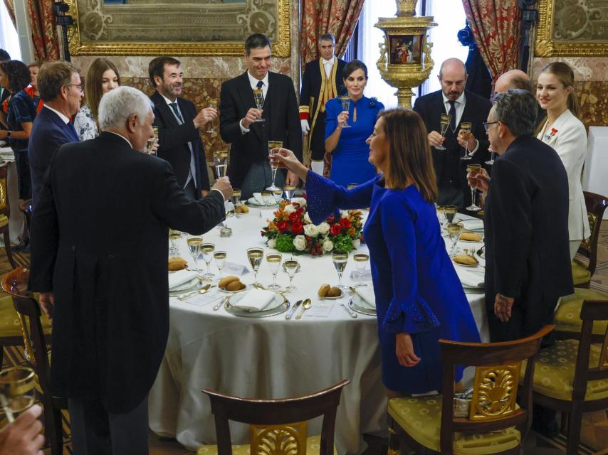 El almuerzo de la mayoría de edad de Leonor, en el Palacio Real.