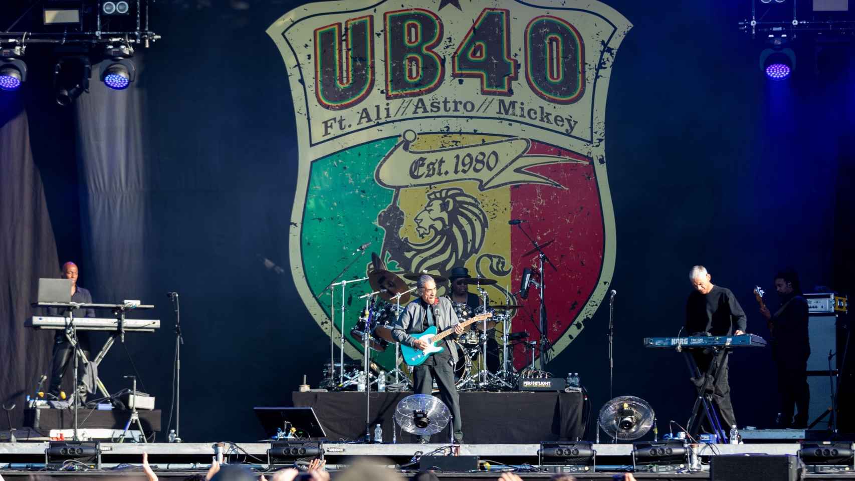 La banda  británica UB40.