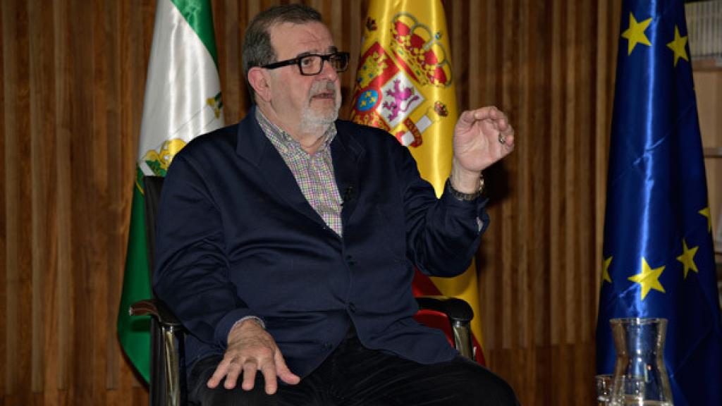 El expresidente de la Junta de Andalucía, José Rodríguez de la Borbolla, en una imagen de archivo difundida por la Junta de Andalucía.