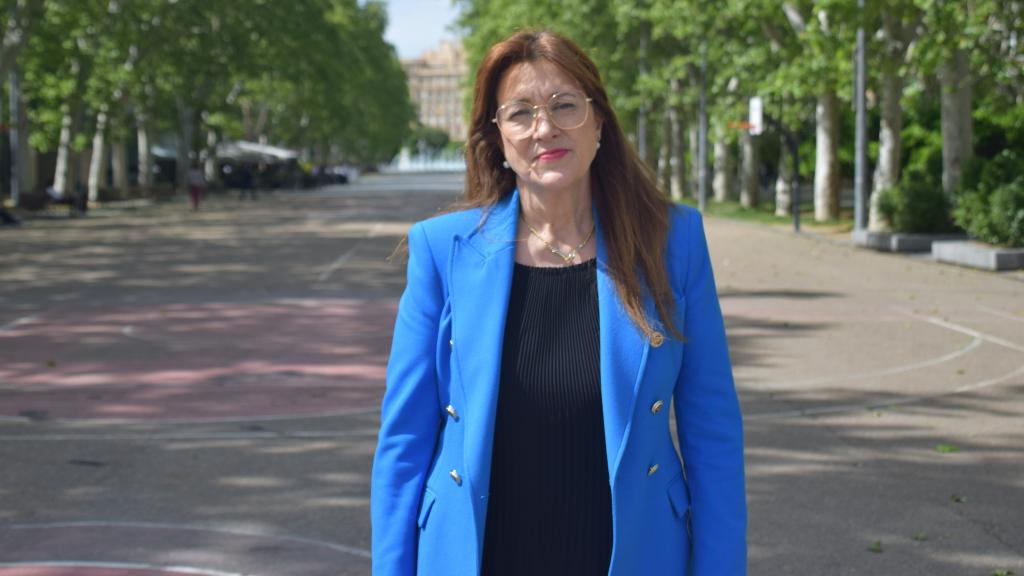 Soraya Rodríguez durante la entrevista.