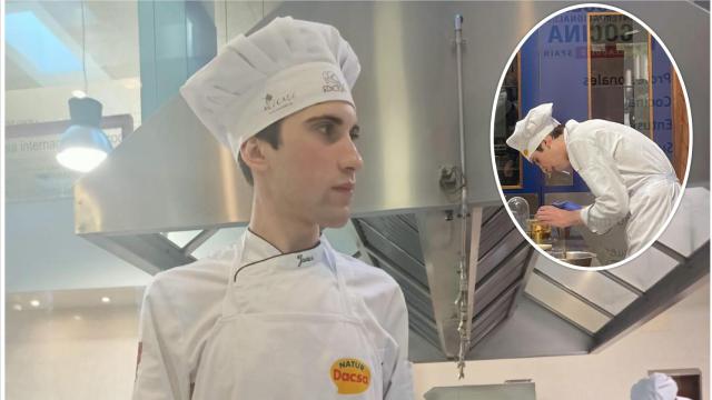 Javier Fortes en las cocinas de 'Celichef 2024'