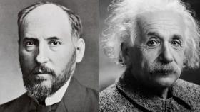 Santiago Ramón y Cajal y Albert Eistein.