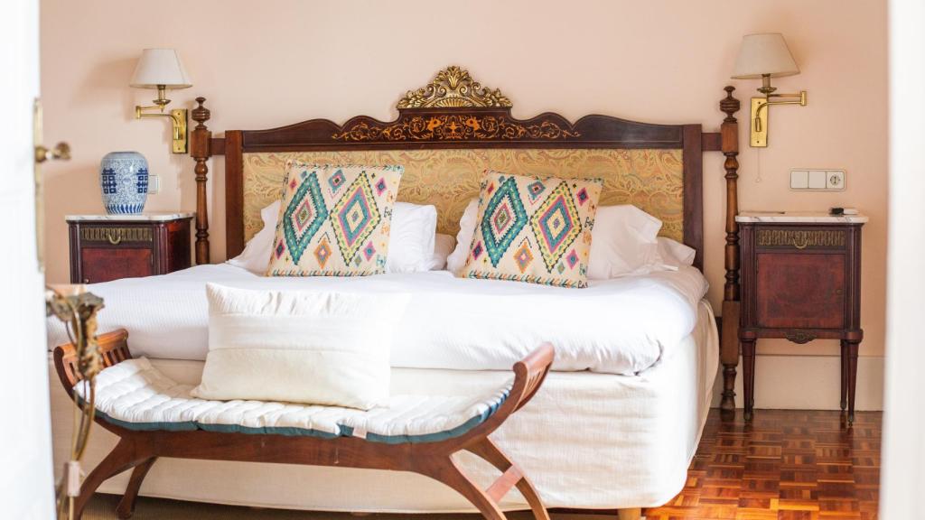 La cama de la Suite Xaloc, en hotel Subur Maritim.