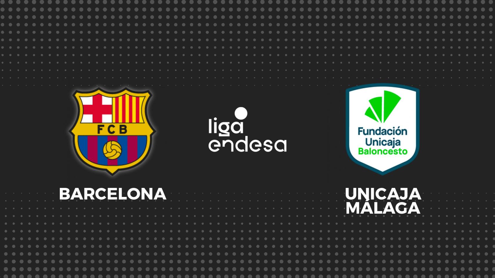 Barça de Basket - Unicaja Málaga, Liga Endesa en directo