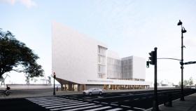 Diseño del estudio Ingravitto para la nueva sede de la Agencia Tributaria en el puerto de Málaga.