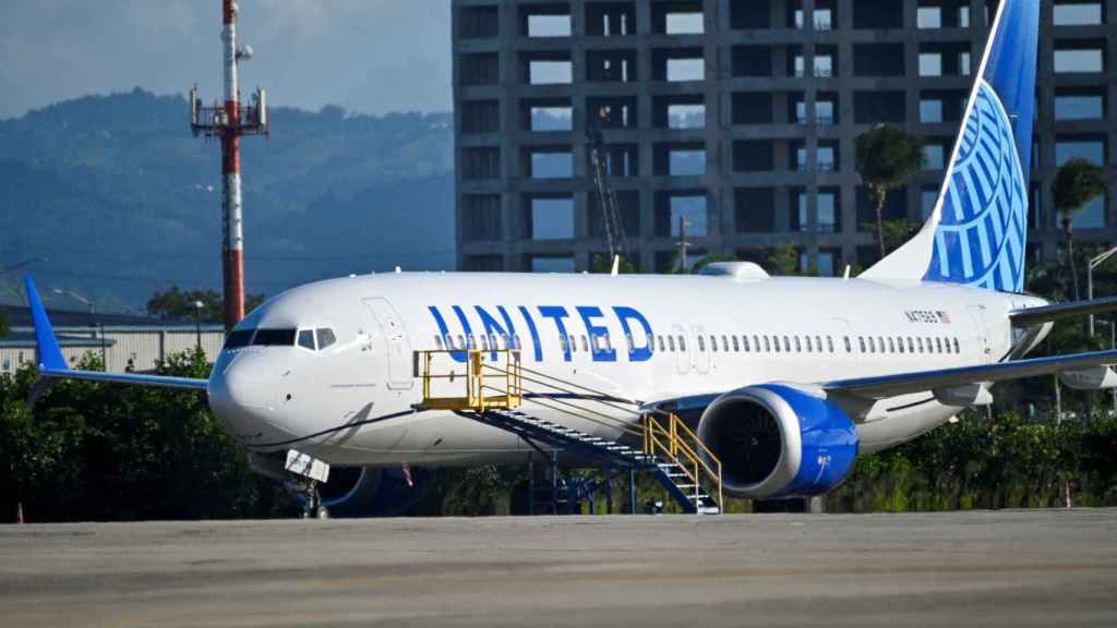 Un Boeing 737 Max de United Airlines. Imagen de archivo.