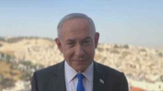 El primer ministro israelí, Benjamín Netanyahu, en una entrevista a un canal de televisión de EEUU.