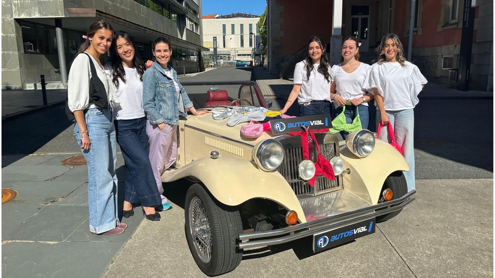 De izd a dcha, Andrea Peña, Ailin Lecea, Verónica Crespo, Alejandra Varela, Lucía Sánchez y Aitana Rodríguez