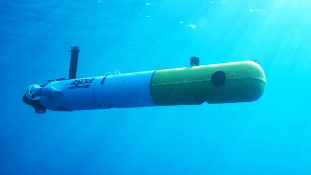 AUV Sparus II bajo el agua