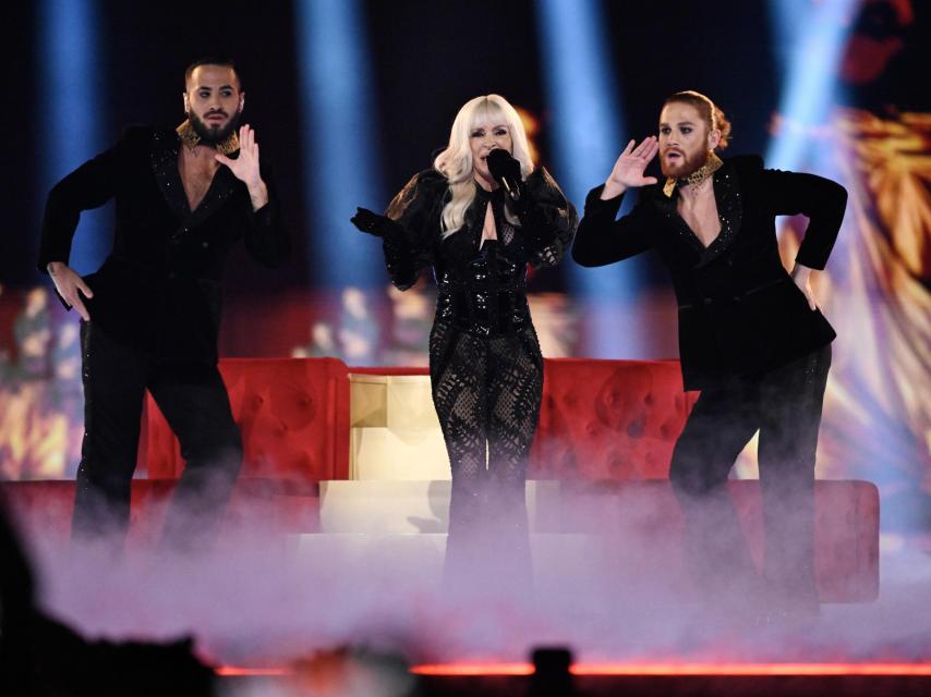 Nebulossa durante el escenario de Eurovisión 2024.