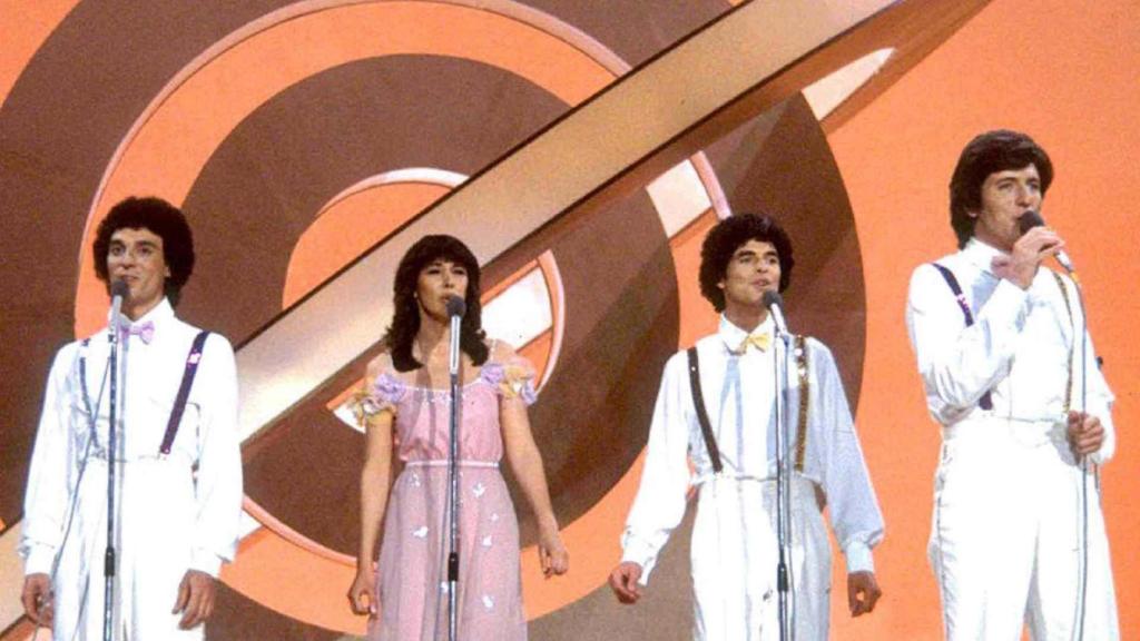 'Milk & Honey' cantando 'Hallelujah' en el Festival de Eurovisión de 1979.