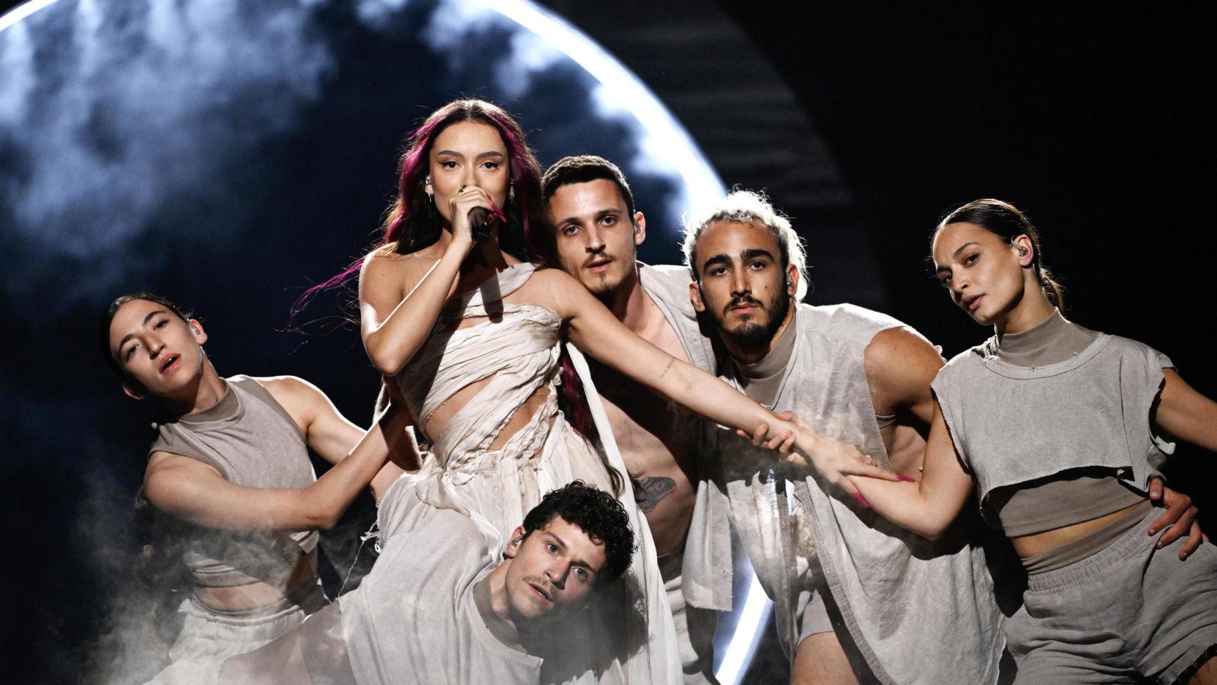 Eden Golan en la final de Eurovisión 2024.