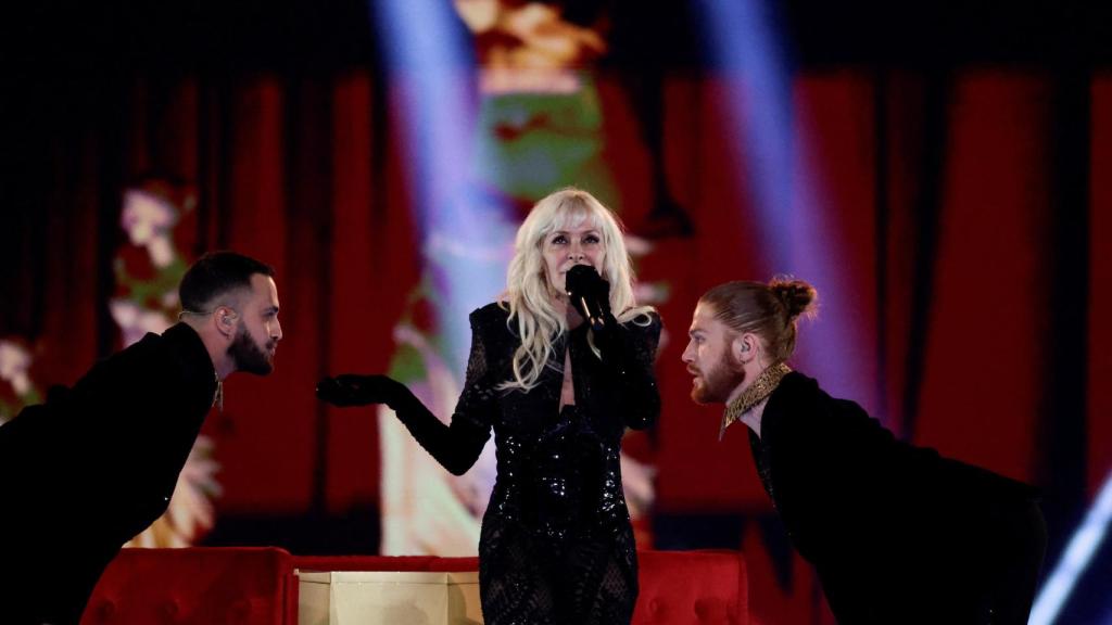 Nebulossa durante su actuación en el Festival de Eurovisión