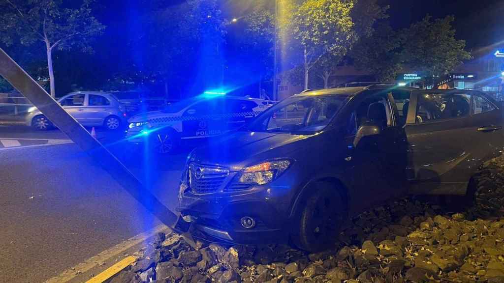 Imagen del accidente compartida por la Policía Local de Ciudad Real.