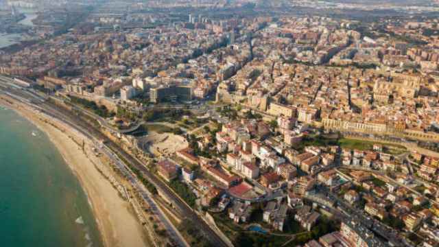 Vista aérea de la ciudad de Tarragona.