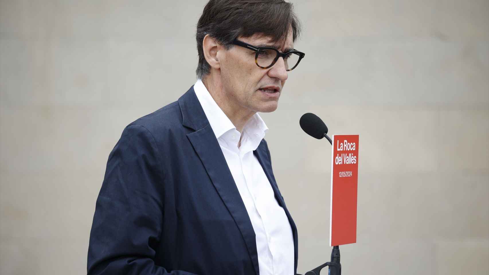 El candidato socialista a la Presidencia de la Generalitat, Salvador Illa.