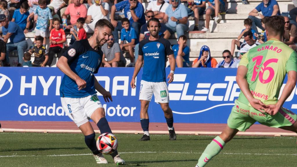 Una imagen del San Fernando vs. Málaga CF.