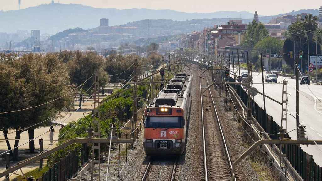 Tren de Rodalies en Barcelona