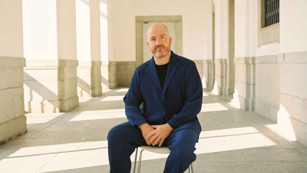 Manuel Segade en el claustro del Museo Reina Sofía. Foto: Yago Castromil