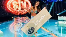 Sofía Suescun, como ganadora de 'Supervivientes 2018'.