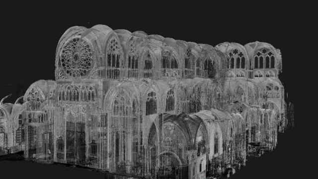 La Catedral de Toledo está siendo escaneada en 3D.