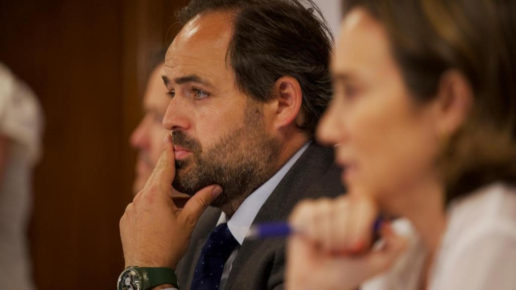 Núñez y Gamarra en el Comité Ejecutivo Autonómico del PP de Castilla-La Mancha. Foto: PP CLM.