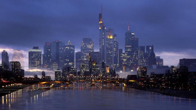 La ciudad de Chicago de noche