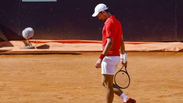 Djokovic, durante el Masters 1.000 de Roma 2024.