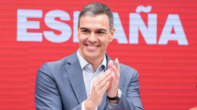 Pedro Sánchez, este lunes, en la reunión de la ejecutiva del PSOE, en Madrid.